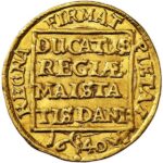 Золота монета 1 Дукат (1 Ducat) Данія