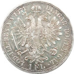 Серебряная монета 1 Флорин (1 Florin) Австро-Венгрия