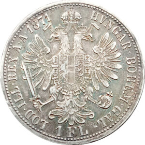 Серебряная монета 1 Флорин (1 Florin) Австро-Венгрия