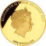 Золота монета 1000 Доларів Островів Кука
