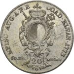 Серебряная монета 20 Крейцеров (20 Kreuzer) Германия