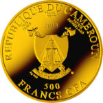 Золота монета 500 Франків (500 Francs) Камерун