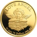 Золота монета 75 Доларів Островів Кука