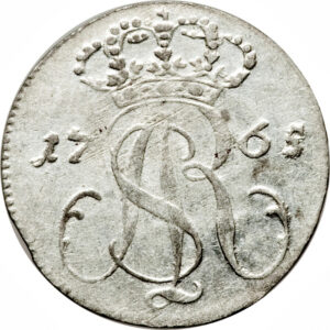 Серебряная монета Трояк (3 гроша) Средневековой Польши