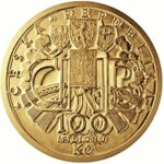 Золота монета 100 000 Крон (100 000 Korun) Чехія
