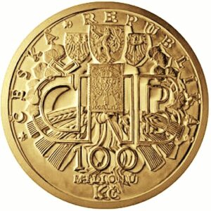 Золотая монета 100 000 Крон (100 000 Korun) Чехия