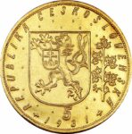 Золота монета 5 Дукатів (5 Dukátů) Чехословаччина