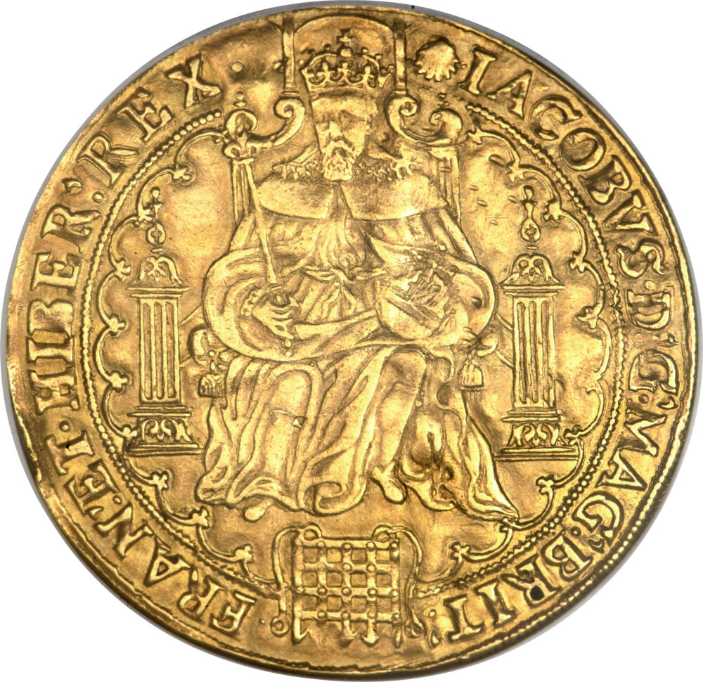 Золотая монета 1 Rose-ryal (розенобль) Великобритания