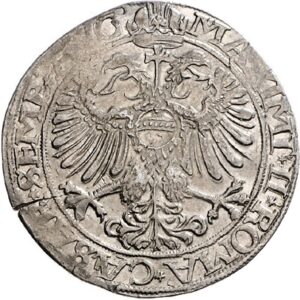 Серебряная монета Талер Средневековой Германии