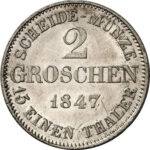 Серебряная монета 2 Гроша (2 Groschen) Германия