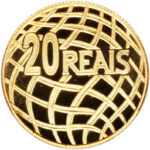 Золота монета 20 Реалів (20 Reais) Бразилія