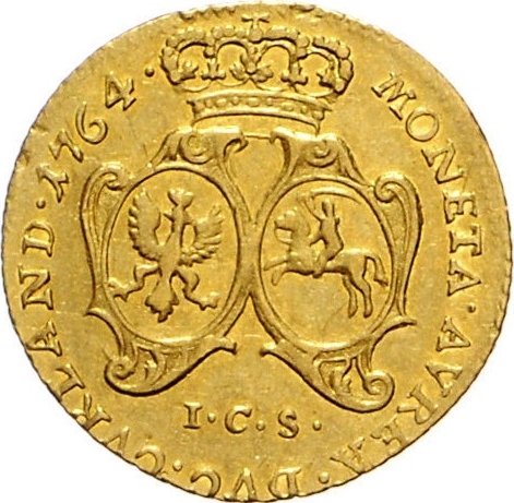 Золотая монета 1 Дукат (1 Dukat) Курляндия