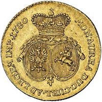 Золотая монета 2 Дуката (2 Dukats) Курляндия