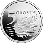 Серебряная монета 5 Грошей (5 Groszy) Польша