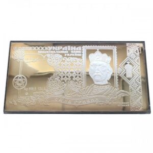 Серебряная банкнота 1 гривна 2003 года Украины