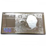 Серебряная банкнота 100 гривен Украины