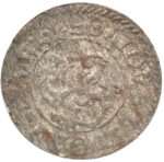 Серебряная монета Солид Средневековой Литвы