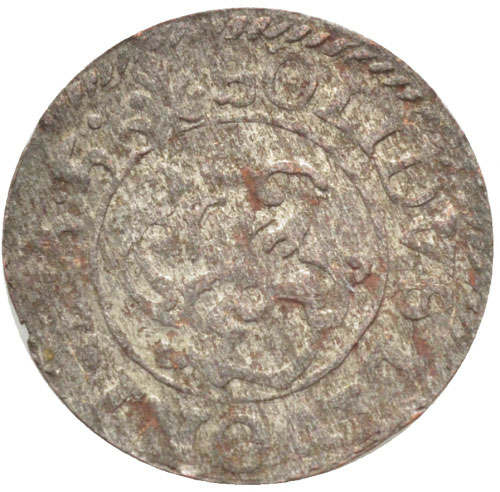 Серебряная монета Солид Средневековой Литвы