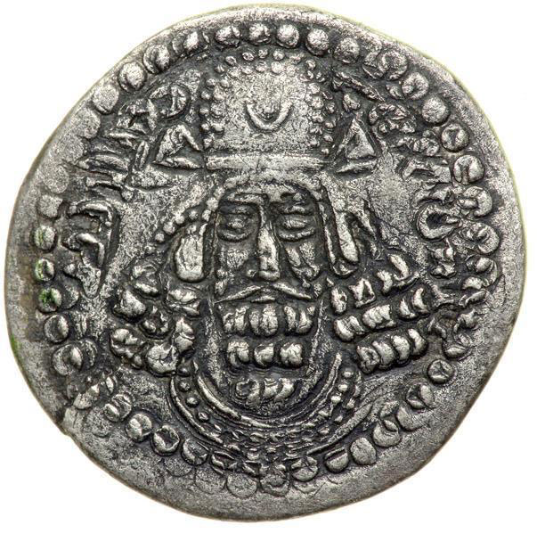 Серебряная монета Гемидрахма Древней Греции