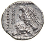 Серебряная монета Обол Древней Греции