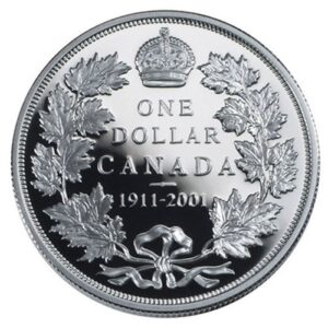 Серебряная монета 1 Доллар Канады