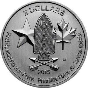 Серебряная монета 2 Доллара Канады