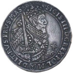 Серебряная монета Талер Средневековой Польши