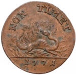 Медная монета Двугрош Средневековой Европы