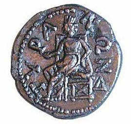 Медная монета Тетрассарий Северного Причерноморья