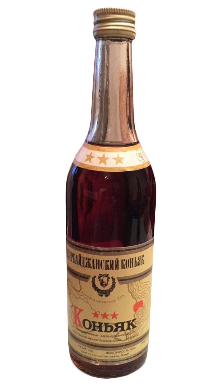 Азербайджанский коньяк 3 звезды 0,5 л.