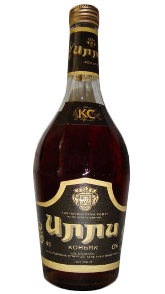 Чечено-ингушский коньяк Илли 0,5 л. ЧИАССР