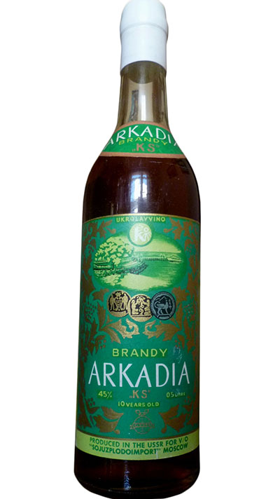 Коньяк Аркадия 0,5 л. экспортный, Украина