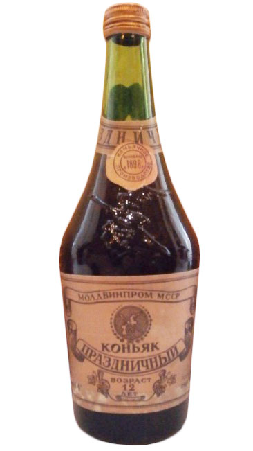 Коньяк Праздничный 0,5 л. 12 лет, Молдавия