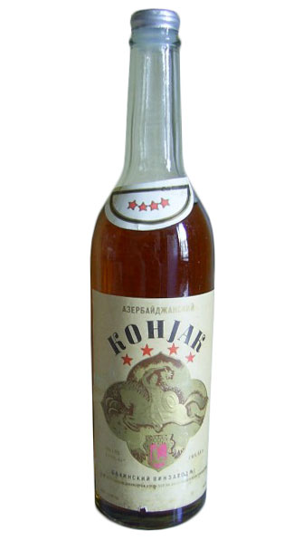 Азербайджанский коньяк 4 звезды 0,5 л.