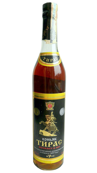 Коньяк Тирас Квинт 0,5 л. Молдавия
