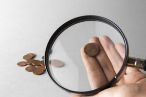 Степень износа монет